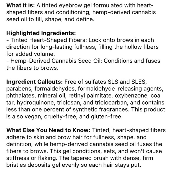 MILK MAKEUP KUSH Fiber Eyebrow Gel- Haze - Picture 4 of 6